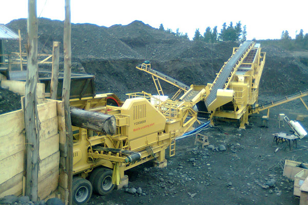 Coal Gangue mobile Crushing plant