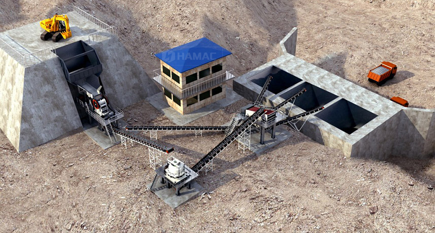 Working site of Hydraulic Cone Crusher