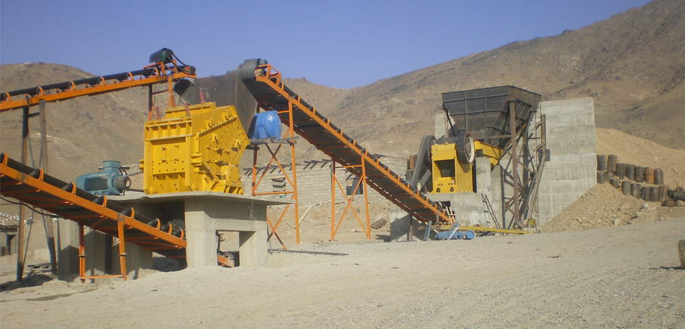 Jaw crusher stationary production line